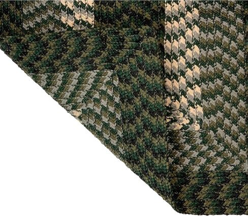 Better Trends Braided Rug, Alpine Braid Collection - Durable, Stain Resistant, Reversible Indoor Utility Rug, 100% Polypropylene Rug, Vibrant Color Rug, 24" x 108" Runner Rug, Burgundy Solid Rug in Saudi Arabia