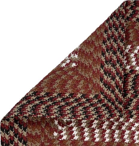 Better Trends Braided Rug, Alpine Braid Collection - Durable, Stain Resistant, Reversible Indoor Utility Rug, 100% Polypropylene Rug, Vibrant Color Rug, 24" x 108" Runner Rug, Burgundy Solid Rug in Saudi Arabia
