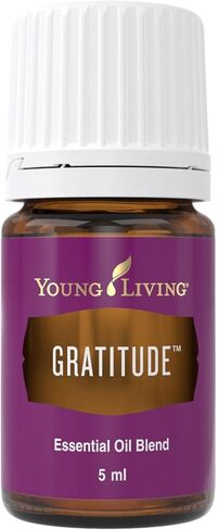 Young Living Gratitude Premium Essential Oil Blend - Aromatherapy for Thankfulness and Positivity - Uplifting Grand Fir and Frankincense Aroma - 5 ml Bottle in Kuwait