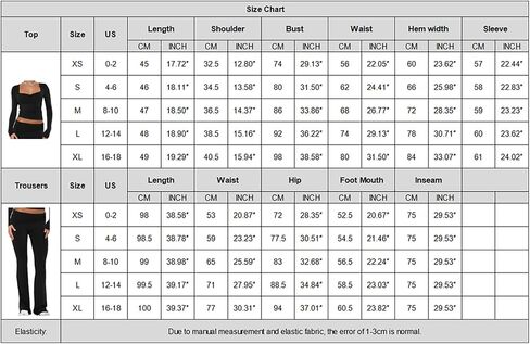 Aisbei Women's 2 Piece Outfits Lounge Sets Long Sleeve Square Neck Ruched Tops Fold Over Flare Pants Tracksuits Sweatsuits in Saudi Arabia