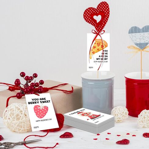 40 قطعة من بطاقات الهدايا الورقية لعيد الحب مع سلسلة، ملصق تعليق لهدايا عيد الحب اللطيف، ملصق تعليق للأطفال، ملصق اسم معلق للأطفال، تغليف حفلات الذكرى السنوية لعيد الحب، 4 أنماط - LH157 in Kuwait