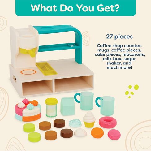 B. toys- Mini Chef - Build-a-Burger Playset- Pretend Play Wooden Burger Play Set – Play Food & Role-Play Accessories – Cooking Toys for Kids- 3 Years + in Saudi Arabia