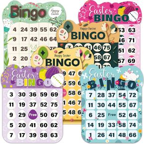 Queensell Deluxe Bingo Game Set - Metal Cage with Calling Board, Bingo Cards, 150 Bingo Chips, 75 Bingo Balls, Family Board Games for Kids and Adults, Juegos de Mesa