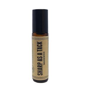 Sharp As A Tack Pre-Diluted Essential Oil Roll-On Blend 10ml (1/3oz) - Focus, Concentration, Mental Clarity, Study, Memory
