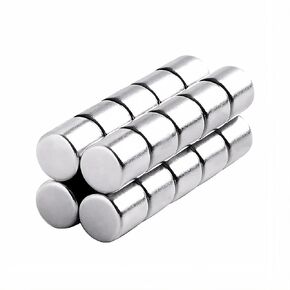 Round Disc Cylinder Magnets 5/16 - Magnetic Sticker Lifter Fastener Holder 8mm Magnet Cylinders Circle Disk (20 Pack)