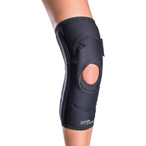 DonJoy Lateral J Patella Knee Support Brace Without Hinge: Drytex, Left Leg, X-Large