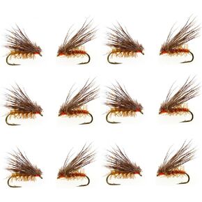 ZZWIF Ant Flies Ant Fly Pattern Fly Kit Fly Fishing Lures Fly Fishing Flies Trout Dry Flies Wet Flies Fly Lures Trout Flies for Fly Fishing 12Pcs/Box