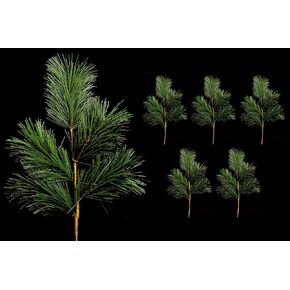 Pine Spray Pick, Green