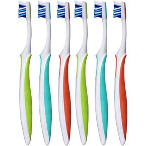 Oral-B Cross-Action Toothbrush, Bristles Compact Head PRO, Soft - 2 Pack of 3