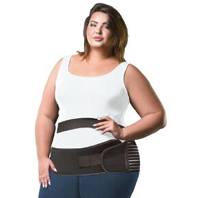 BraceAbility Obesity Belt Stomach Holder - Plus Size Men and Women's Big Belly Support Band Girdle for Hanging Stomach, Pendulous Abdominal Support, Lower Tummy Fat Lifter Pannus Sling (2XL)