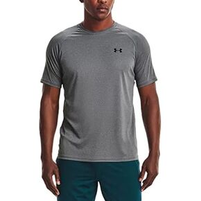 Under Armour Men's UA Tech 2.0 T-Shirt (Pitch Gray/Black, Small)