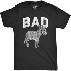 Mens Bad Ass Tshirt Funny Donkey Jackass Sarcastic Graphic Novelty Tee