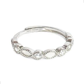 Milky Treasures Band Ring DIY Breastmilk Jewelry Making Kit | Adjustable Size 6 to 10 | Breastfeeding Keepsake | New Mom Gifts | Baby Shower Registry | 925 Sterling Silver | Lactation [Full KIT]