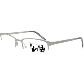 Sightline Aaron XL Wide Fit Progressive Multifocus Reading Glasses Premium Quality Acetate Frame AR Coated Lenses