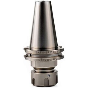 iCarbide CAT40 ER40 4''L ER COLLET CHUCK TOOL HOLDER G2.5 25000RPM (USA)
