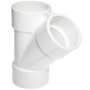 Spears 475 Series PVC Pipe Fitting, Wye, Schedule 40, 1-1/2" Socket