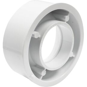 Canplas 192758 PVC DWV Flush Bushing, 4 x 2-Inch, White
