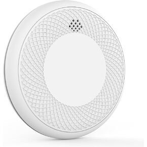 2 Pack 10 Year Battery Operated Smoke and Carbon Monoxide Detector, Portable Fire Co Alarm for Home and Kitchen (White)