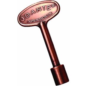 Dante Products Universal Gas Valve Key, 12-Inch, Chrome