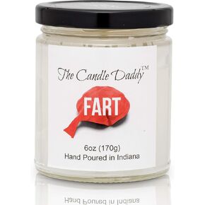 Fart Scented Candle - Smells Terrible- 6 Ounce Jar Candle- Hand Poured in Indiana
