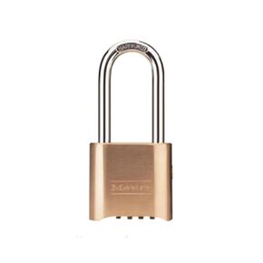 Master Lock 176LH Brass Resettable Combination Lock With 2-1/8" Shack