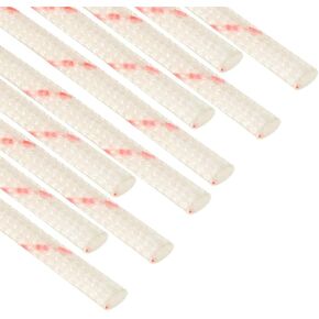 uxcell 10pcs Fiberglass Heat Shield Sleeve 1mm(1/16-inch) ID x 2.99ft High Temperature Resistant Shielding Sleeve