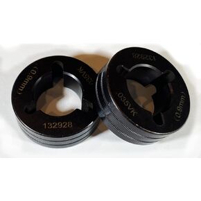 2-PK Drive Roll Replacement For Miller Millermatic 200/210/212/250/251/252/DVI/Pulser/Vintage (VK-Groove .035" 2-PK)