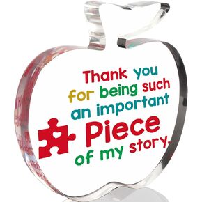 Best Teacher Appreciation Gifts, Unique Gifts Ideas from Students,Teachers Day Gifts for New Teachers, Teacher Keepsake,Teaching Assistant Gift,Teacher Sign for Desk…
