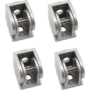 2Pcs 3030 Aluminum Profile Movable Hinge Connector Zinc Alloy 180 Degree Rotation Joint Connector