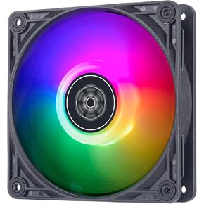 SilverStone Technology Vista 120 ARGB Performance Enhanced 120mm PWM Fan with Addressable RGB (ARGB), SST-VS120B-ARGB