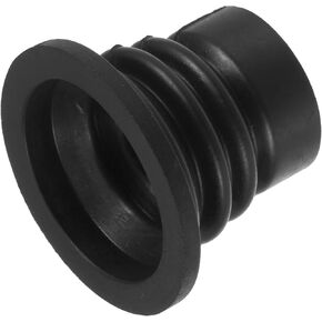 MECCANIXITY Washing Machine Drain Pipe Seal Silicone Sealing Plug Ring for Bathroom, Kitchen, Laundry Room, 39mm, Black Pack of 2