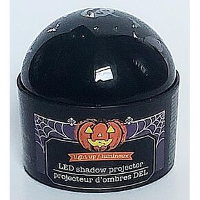 Halloween Changing Spooky Images LED Indoor Projector, 3.5 inches by 3.5 inches