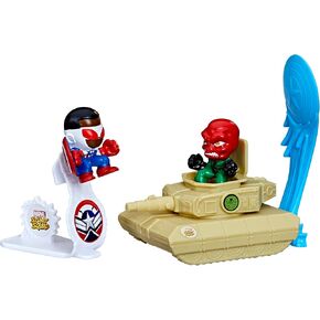 Marvel Stunt Squad Spider-Man vs. Venom Playset, 1.5-Inch Super Hero Action Figures, Marvel Toys for Kids Ages 4 and Up
