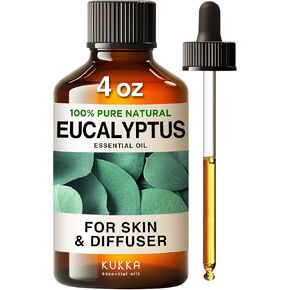 Kukka Pine Essential Oils for Diffuser - 100% Natural Fall Pine Oil Essential Oil - Pine Essential Oil for Candle Making Pine Needle Essential Oil (4 fl oz)