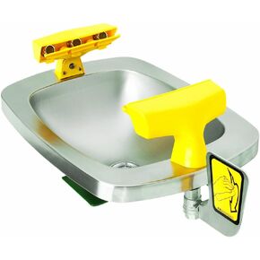 Speakman SE-400 Wall Mounted Eye And Face Wash, Stainless Steel