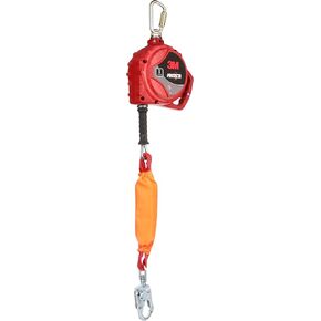 3M Protecta Edge Self-Retracting Lifeline 3590047, Galvanized Cable, Steel Swivel Snap Hook, 33 ft., Class 2, ANSI