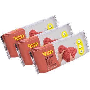 Jovi - Air Dry Modeling Clay, Set of 3 Units, 1.1lb Each, Total of 3.3lb, No Oven Needed, White Color, Pottery Clay for Arts and Crafts Projects (P85/3) in Kuwait