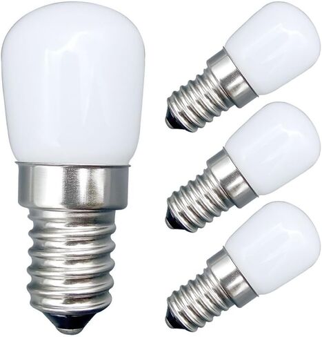 Poeland 1.5W LED لمبة إضاءة 120V E14 قاعدة حزمة من 2 أبيض دافئ in Kuwait
