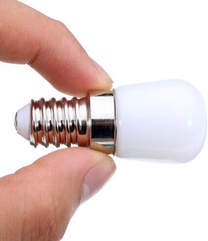 Poeland 1.5W LED لمبة إضاءة 120V E14 قاعدة حزمة من 2 أبيض دافئ in Kuwait