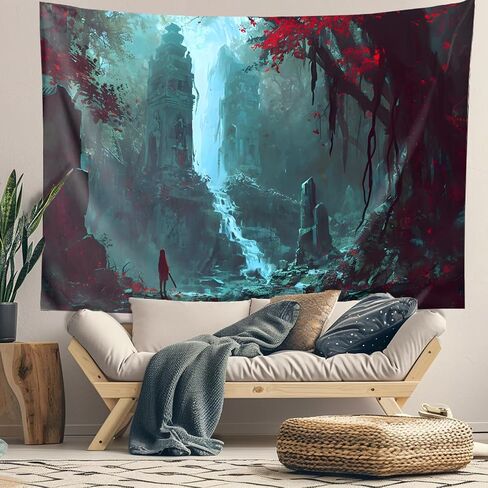 SoulAbiti Sports Car Racing 911 Tapestry - 73 x 43 Inches, Dynamic Wall Hanging for Car Enthusiasts, Home Decor, Dorm Room, or Bedroom - Gaming Adrenaline-Fueled Artwork, Lightweight Fabric in Saudi Arabia
