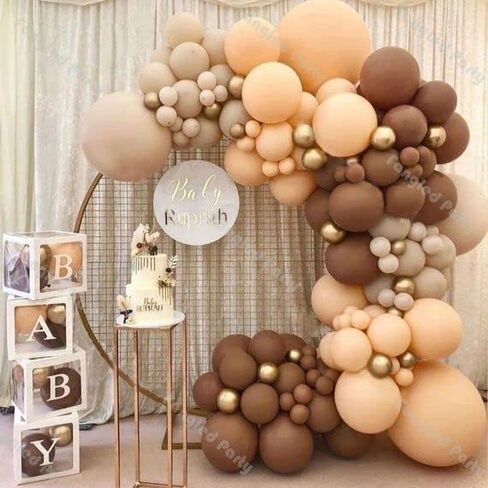 Ponamfo Black Party Latex Balloons - 100Pcs 18"+12"+10"+5" Ballons Balloon Arch Kit as Birthday Party Balloons Baby Shower Balloons Wedding Anniversary Bridal Shower Party Decorations in Kuwait