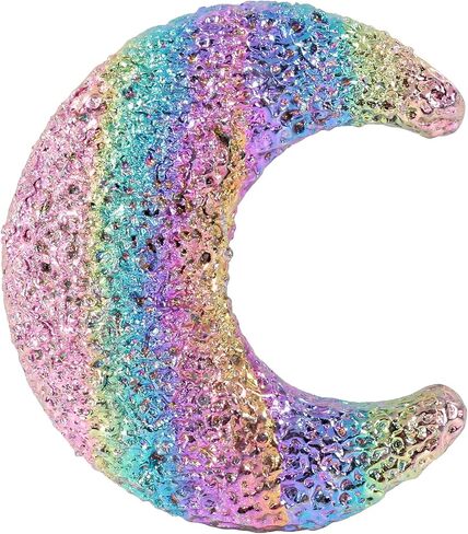 Amogeeli Heart-Shaped Bismuth Crystal Collection, Metallic Stone Mineral Specimen for Reiki Wicca Decoration Wire Wrapping in Saudi Arabia