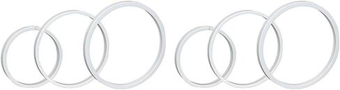 King Innovation 45055 Leak-B-Gone PVC Ring, 3 Count (Pack of 1), White in Saudi Arabia