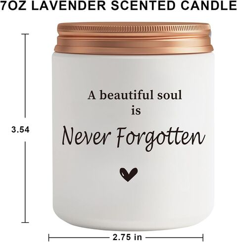 Sympathy Gifts for Loss of Loved One-Thinking of You Gifts,Bereavement Gifts, Get Well Soon Lavender Scented Candle in Saudi Arabia