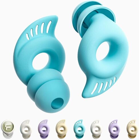 FHG Sleep Ear Plugs, Noise Reduction Up to SNR-28 NRR-18 Eliminates Most Snores, Soft Silicone Relieves Ear Pain for Side Sleeper, Ultra-light No Feeling in The Ear for Snoring, Flights, Traveling in Saudi Arabia