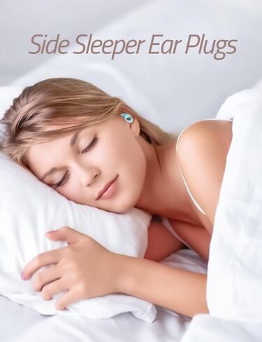 FHG Sleep Ear Plugs, Noise Reduction Up to SNR-28 NRR-18 Eliminates Most Snores, Soft Silicone Relieves Ear Pain for Side Sleeper, Ultra-light No Feeling in The Ear for Snoring, Flights, Traveling in Saudi Arabia