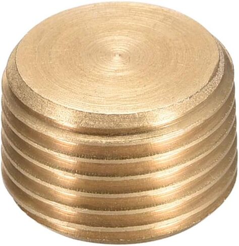 uxcell Brass Pipe Fitting - Hex Counter Sunk Plug 1/16NPT Male Socket Drive Countersunk Pipe Plugs 10pcs in Saudi Arabia
