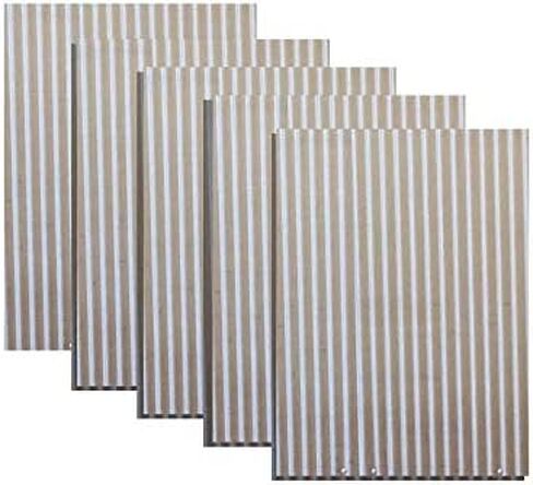 CeilingConnex Colorado Steel Rustic Corrugated Metal Wainscoting (5-Pack Galvalume) in Saudi Arabia