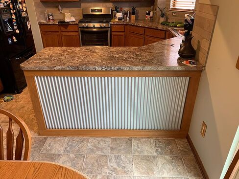 CeilingConnex Colorado Steel Rustic Corrugated Metal Wainscoting (5-Pack Galvalume) in Saudi Arabia