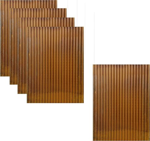 CeilingConnex Colorado Steel Rustic Corrugated Metal Wainscoting (5-Pack Galvalume) in Saudi Arabia